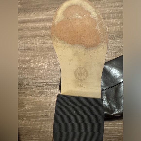 Michael Kors Brown Leatehr Boots Sz6 - Picture 4 of 4